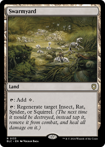 Swarmyard (BLC-133)  - Bloomburrow Commander