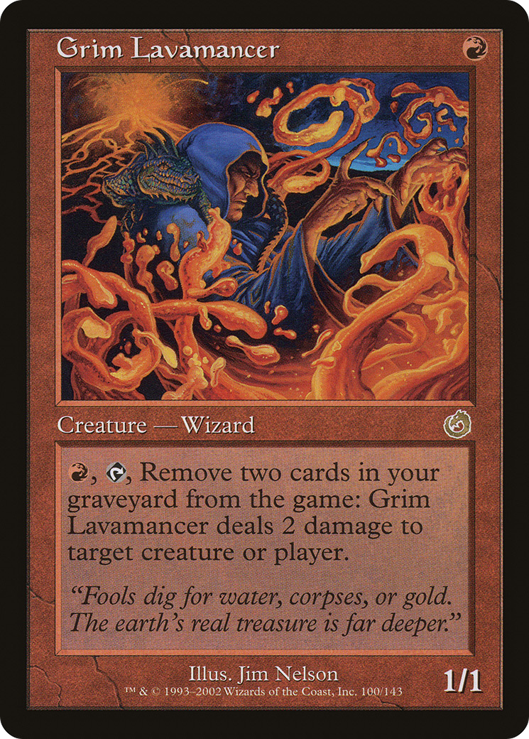 Grim Lavamancer (TOR-100)  - Torment