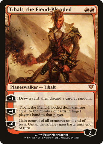 Tibalt, the Fiend-Blooded (AVR-161)  Foil - Avacyn Restored