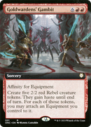 Goldwardens' Gambit (Extended Art) (ONC-051)  - Phyrexia: All Will Be One Commander: (Extended Art)