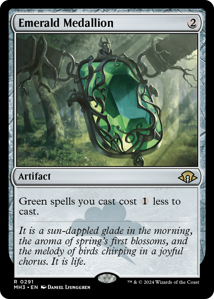 Emerald Medallion (MH3-291)  Foil - Modern Horizons 3