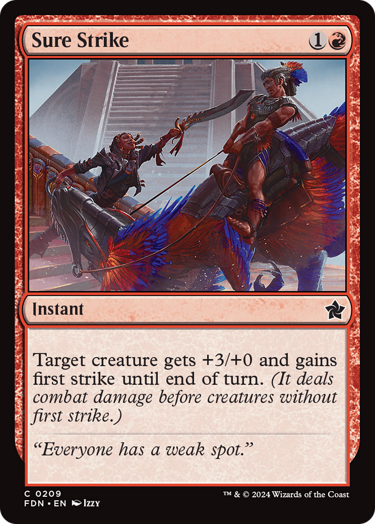 Sure Strike (FDN-209)  Foil - Foundations