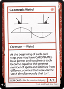 Geometric Weird [Mystery Booster Playtest Cards]