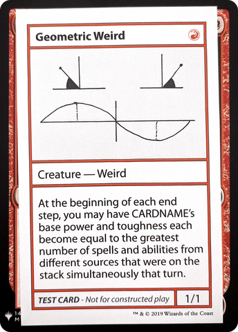 Geometric Weird [Mystery Booster Playtest Cards]