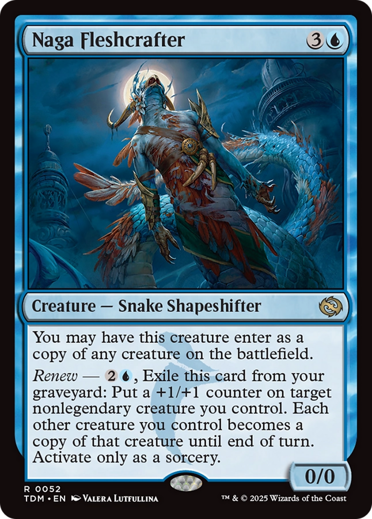 Naga Fleshcrafter (TDM-052)  - Tarkir: Dragonstorm