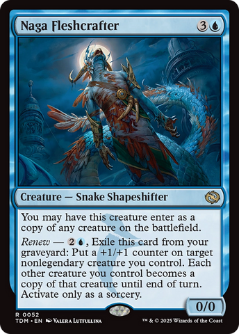 Naga Fleshcrafter (TDM-052)  - Tarkir: Dragonstorm