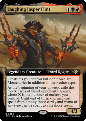 Laughing Jasper Flint (Extended Art) (OTJ-355)  Foil - Outlaws of Thunder Junction: (Extended Art)