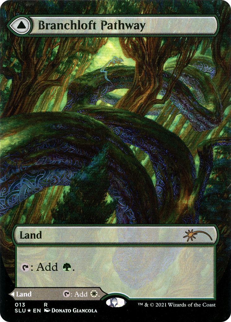 Branchloft Pathway (Borderless) (SLU-013)  Foil - Secret Lair: Ultimate Edition: (Showcase)