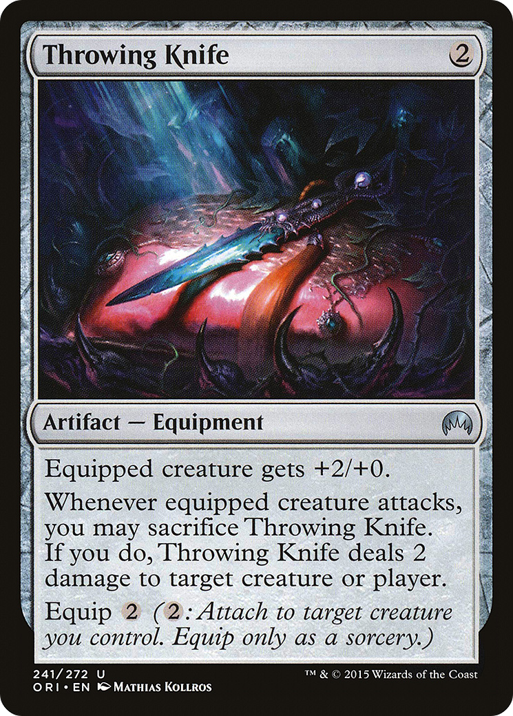 Throwing Knife (ORI-241)  Foil - Magic Origins