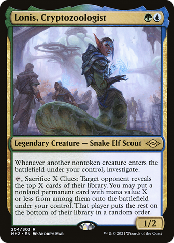 Lonis, Cryptozoologist (MH2-204) - Modern Horizons 2 Foil
