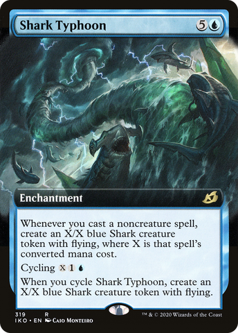 Shark Typhoon (Extended Art) (IKO-319)  Foil - Ikoria: Lair of Behemoths: (Extended Art)