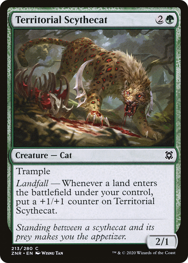 Territorial Scythecat (ZNR-213)  - Zendikar Rising