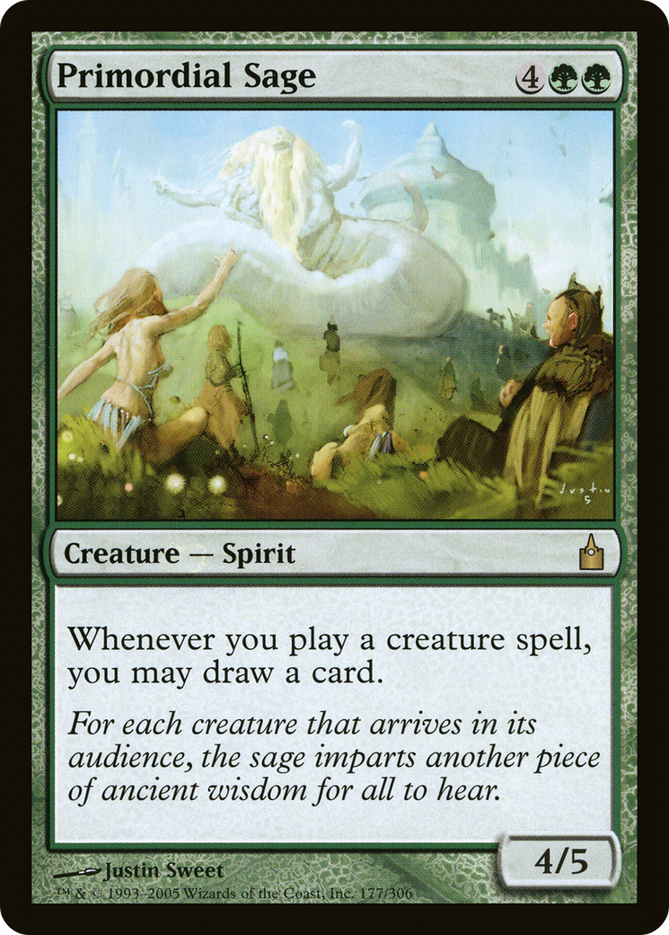 Primordial Sage (RAV-177)  Foil - Ravnica: City of Guilds