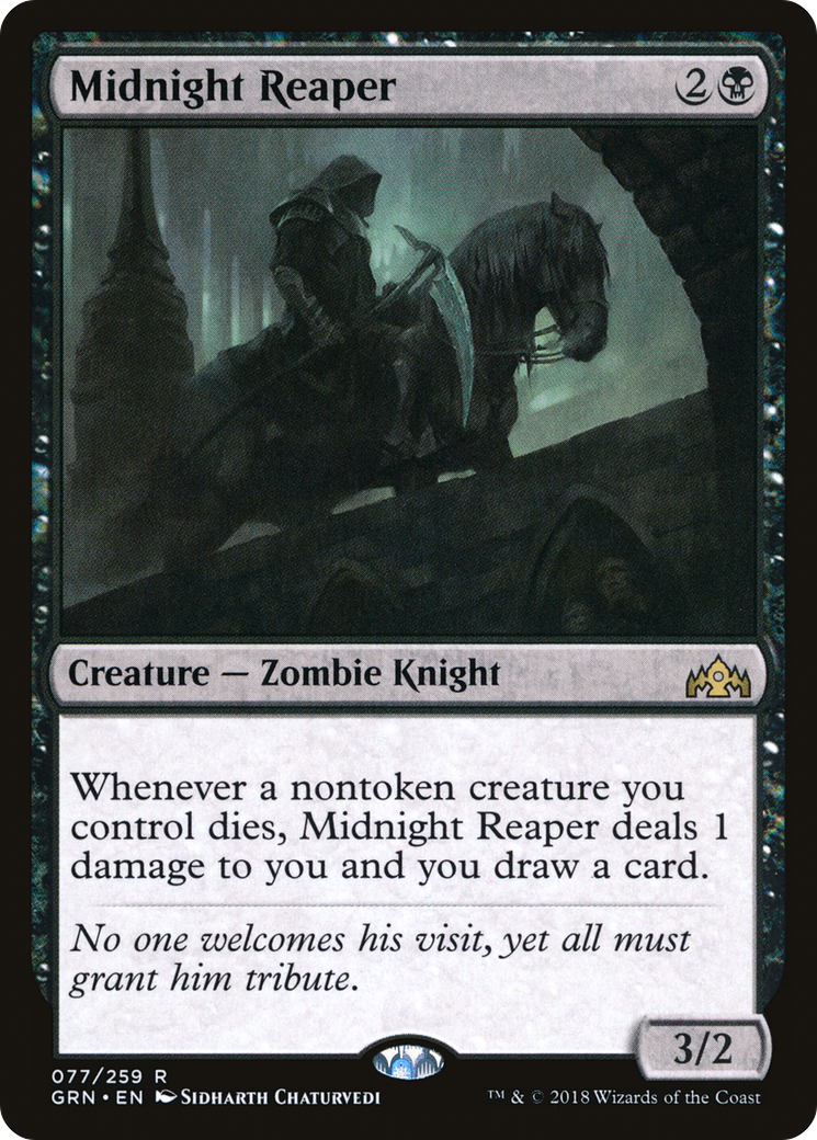 Midnight Reaper (GRN-077)  Foil - Guilds of Ravnica