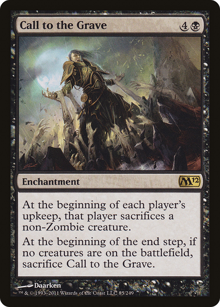 Call to the Grave (M12-085)  Foil - Magic 2012
