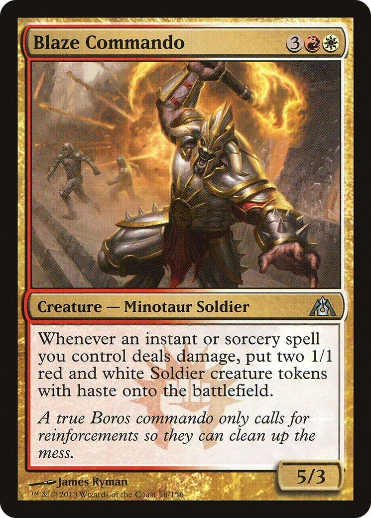 Blaze Commando (DGM-056)  - Dragon's Maze