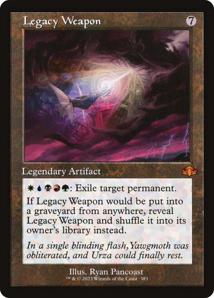 Legacy Weapon (Retro Frame) (DMR-383)  - Dominaria Remastered