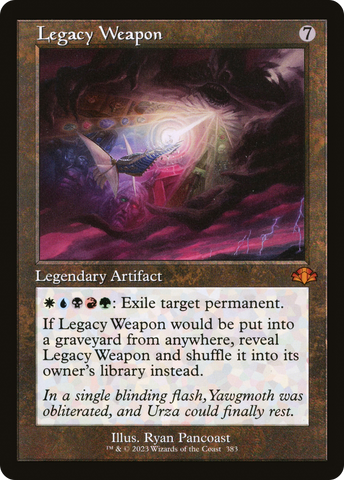 Legacy Weapon (Retro Frame) (DMR-383)  Foil - Dominaria Remastered
