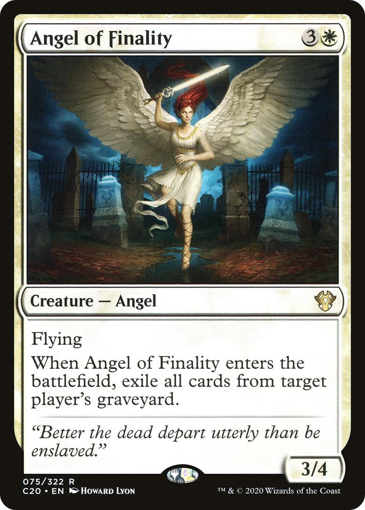 Angel of Finality (C20-075)  - Commander 2020