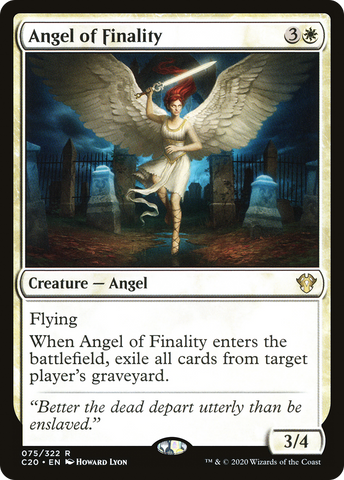 Angel of Finality (C20-075)  - Commander 2020