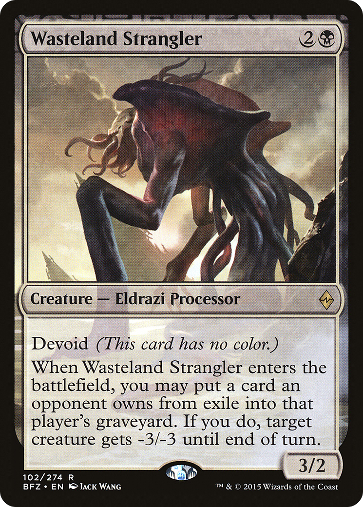 Wasteland Strangler (BFZ-102)  - Battle for Zendikar