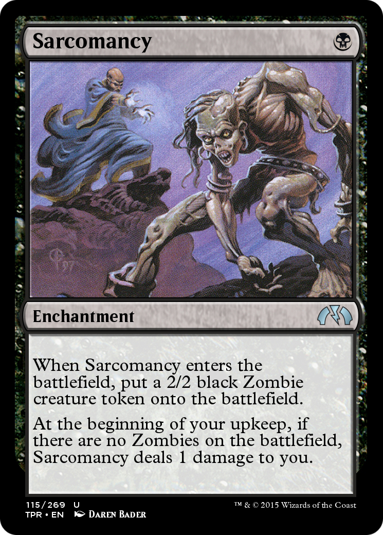 Sarcomancy (TPR-115)  Foil - Tempest Remastered