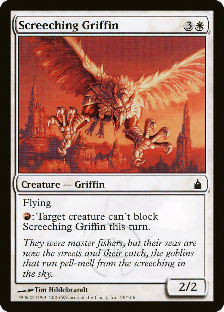 Screeching Griffin (RAV-029)  - Ravnica: City of Guilds