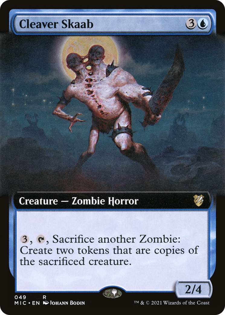 Cleaver Skaab (Extended Art) (MIC-049)  - Midnight Hunt Commander: (Extended Art)