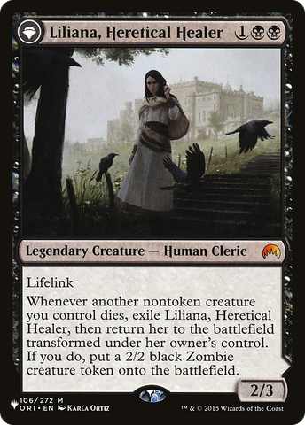 Liliana, Heretical Healer (LIST-106)  - The List: (originpwdfc)