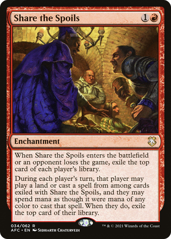 Share the Spoils (AFC-034) - Adventures in the Forgotten Realms Commander