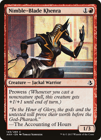Nimble-Blade Khenra (AKH-145)  Foil - Amonkhet
