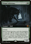 Primal Adversary (Extended Art) (MID-363)  - Innistrad: Midnight Hunt: (Extended Art)