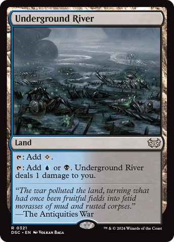 Underground River (DSC-321)  - Duskmourn: House of Horror Commander