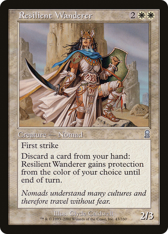 Resilient Wanderer (ODY-043)  Foil - Odyssey