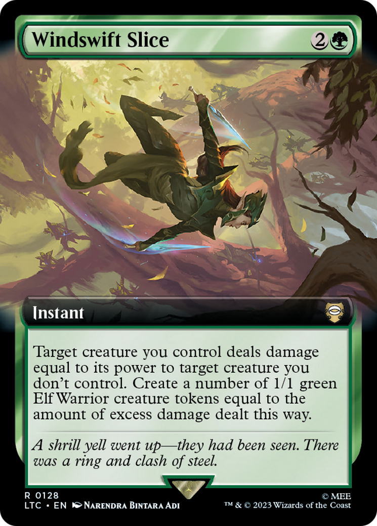 Windswift Slice (Extended Art) (LTC-128)  - Tales of Middle-earth Commander: (Extended Art)