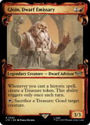 Gloin, Dwarf Emissary (Showcase Scrolls) (LTR-583) - The Lord of the Rings: Tales of Middle-earth: (Showcase) Foil