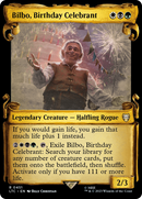 Bilbo, Birthday Celebrant (Showcase Scrolls) (LTC-451) - Tales of Middle-earth Commander: (Showcase)