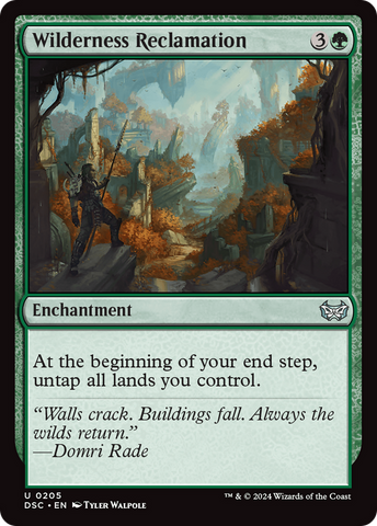 Wilderness Reclamation (DSC-205)  - Duskmourn: House of Horror Commander