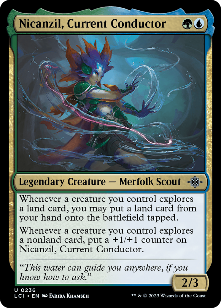 Nicanzil, Current Conductor (LCI-236)  Foil - The Lost Caverns of Ixalan