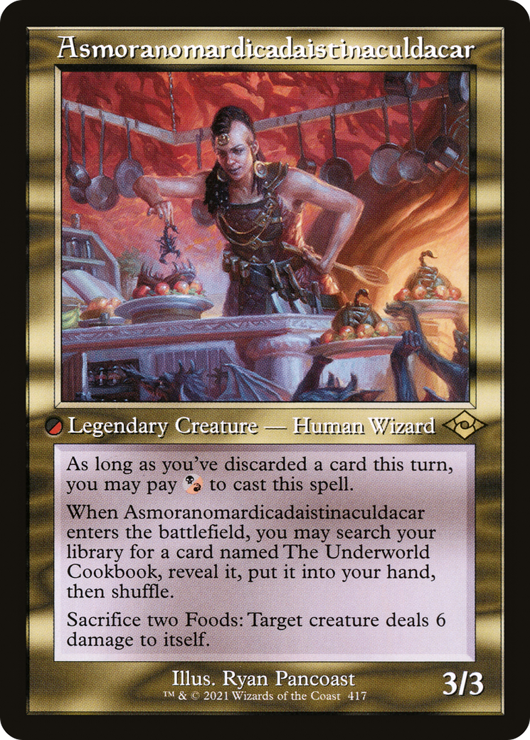 Asmoranomardicadaistinaculdacar (Retro Frame) (MH2-417)  Foil - Modern Horizons 2