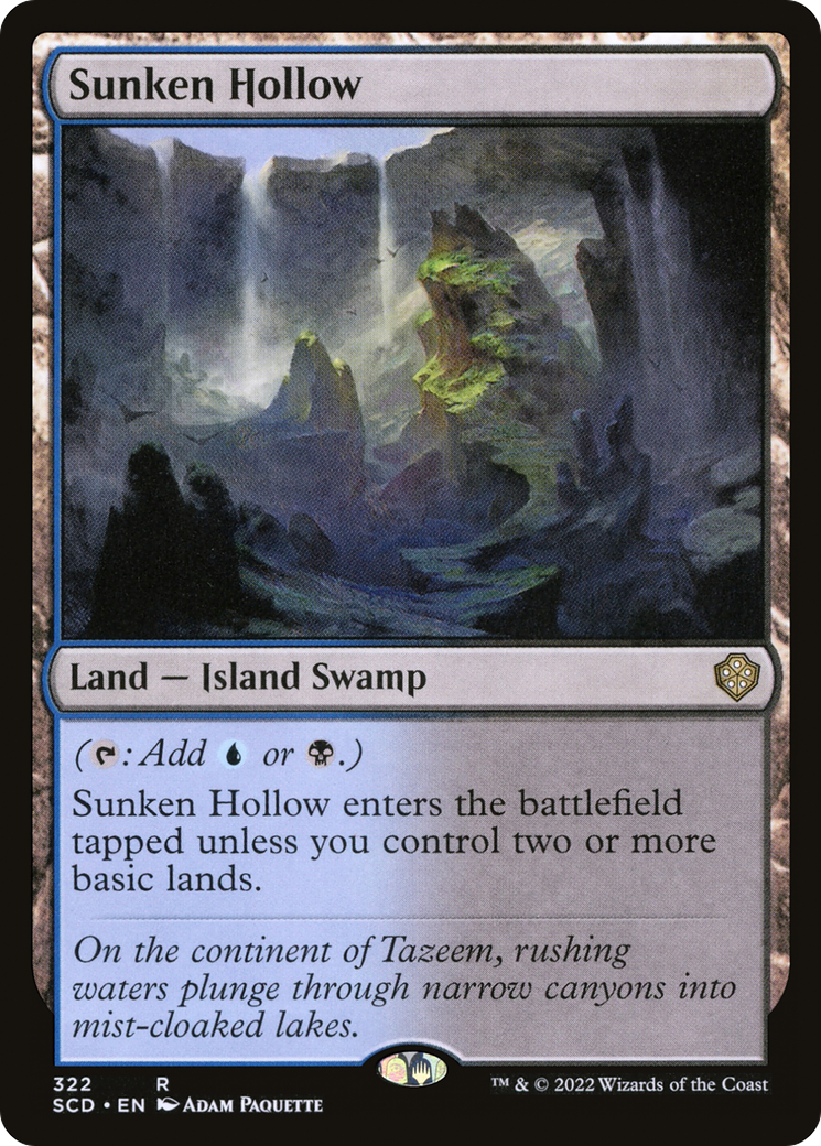 Sunken Hollow (SCD-322)  - Starter Commander Decks