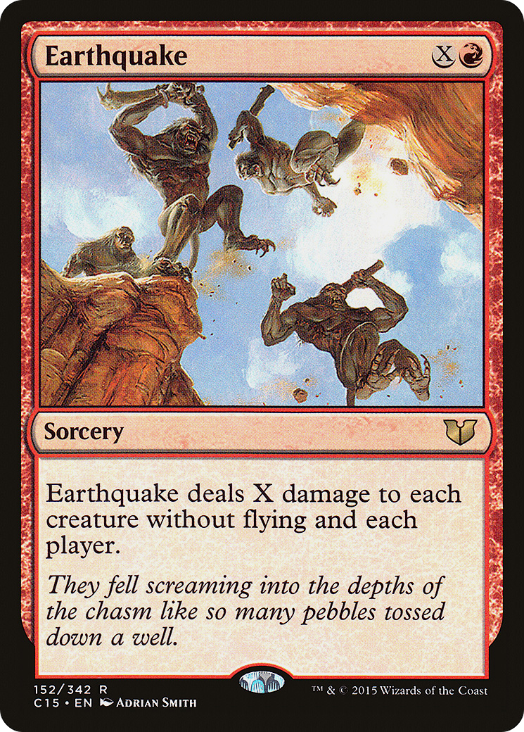 Earthquake (C15-152)  - Commander 2015
