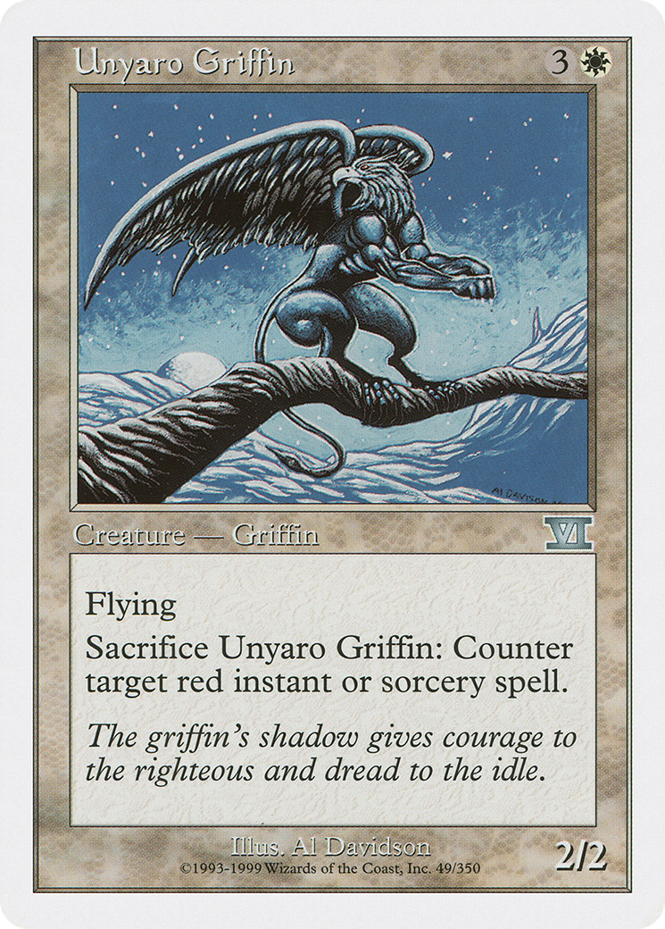 Unyaro Griffin (6ED-049)  - Classic Sixth Edition