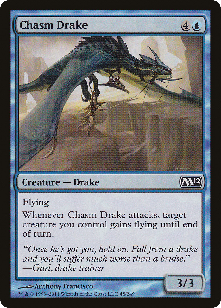 Chasm Drake (M12-048)  - Magic 2012