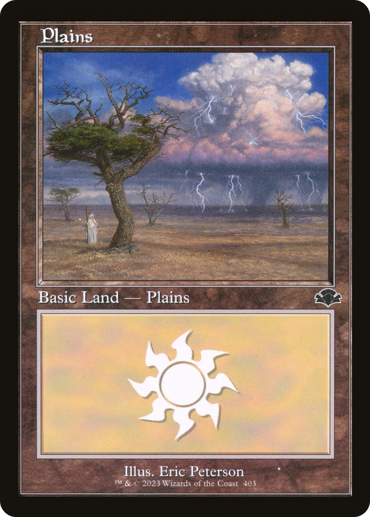 Plains (403) (Retro Frame) (DMR-403)  - Dominaria Remastered