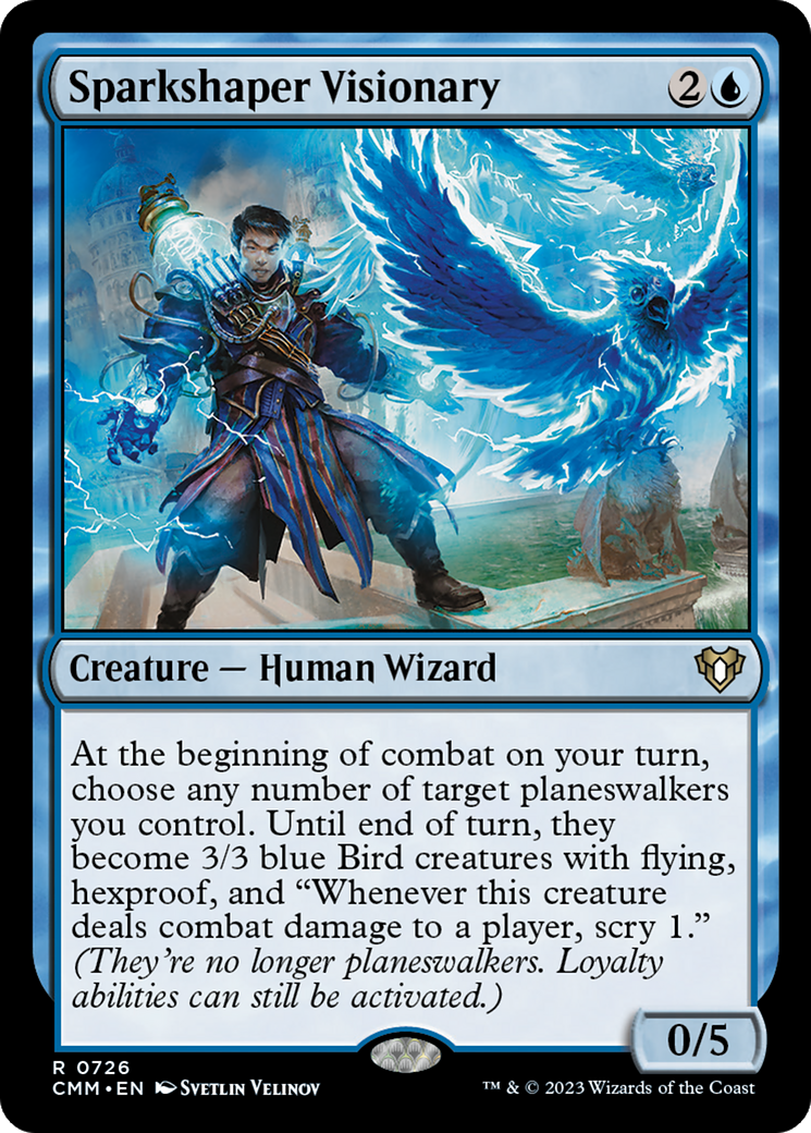 Sparkshaper Visionary (CMM-726)  - Commander Masters