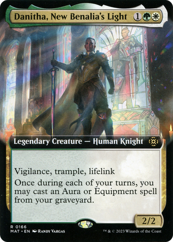Danitha, New Benalia's Light (Extended Art) (MAT-166)  Foil - March of the Machine: The Aftermath: (Extended Art)