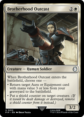 Brotherhood Outcast (PIP-012)  Foil - Fallout