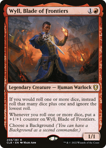 Wyll, Blade of Frontiers (CLB-208)  - Commander Legends: Battle for Baldur's Gate