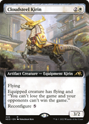 Cloudsteel Kirin (Extended Art) (NEO-435)  - Kamigawa: Neon Dynasty: (Extended Art)